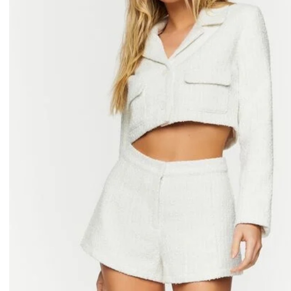 F21 tweed set